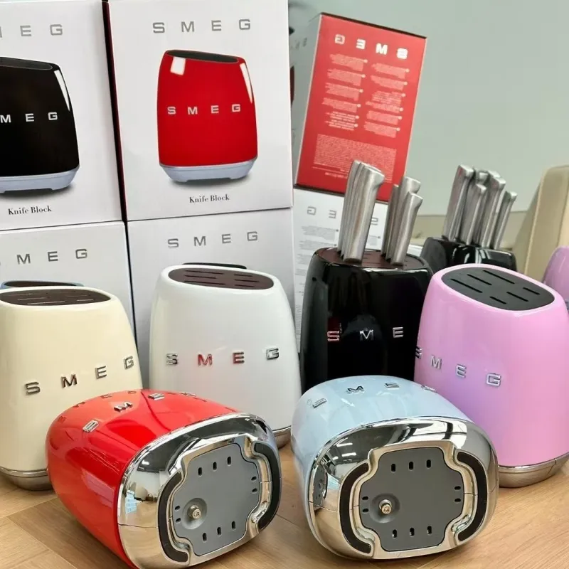 Smeg 50’s Style Retro 6’lı Paslanmaz Çelik Bıçak Seti