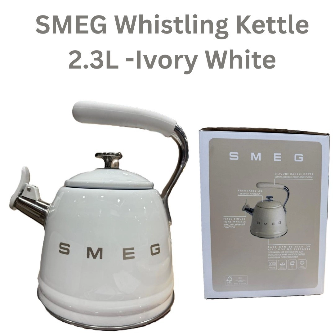 Smeg 50’s Style Retro 2.3L Üstü Düdüklü Paslanmaz Çelik Kettle